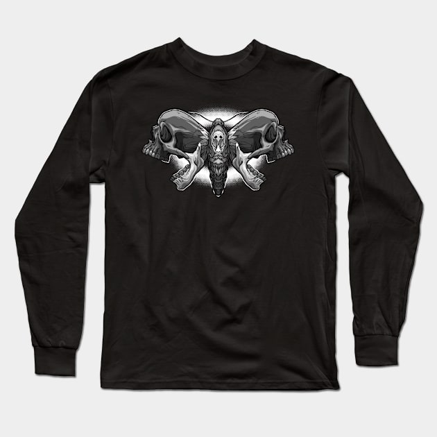 Death's Ahead - Grayscale Long Sleeve T-Shirt by ArtisticDyslexia